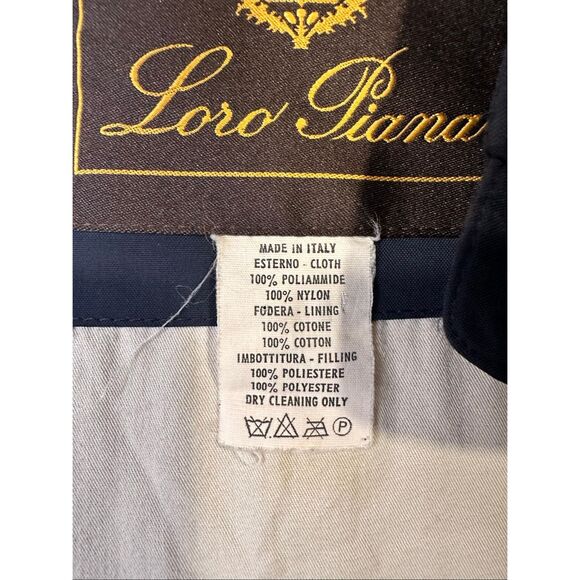 Loro Piana Twenty K Storm System Fabric zipper jacket, size L - Picture 4 of 10
